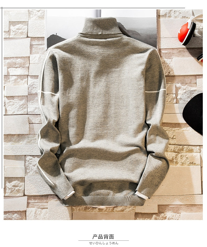 Men's Slim-Fit Turtleneck Sweater