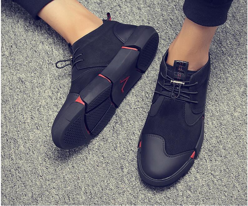 Men's leather casual Fashion Sneakers