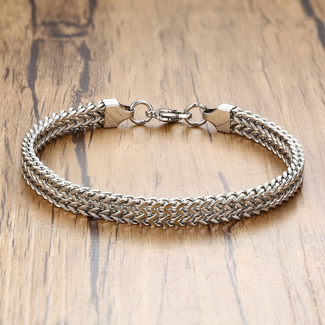 Classic Double Curb Chain Bracelets