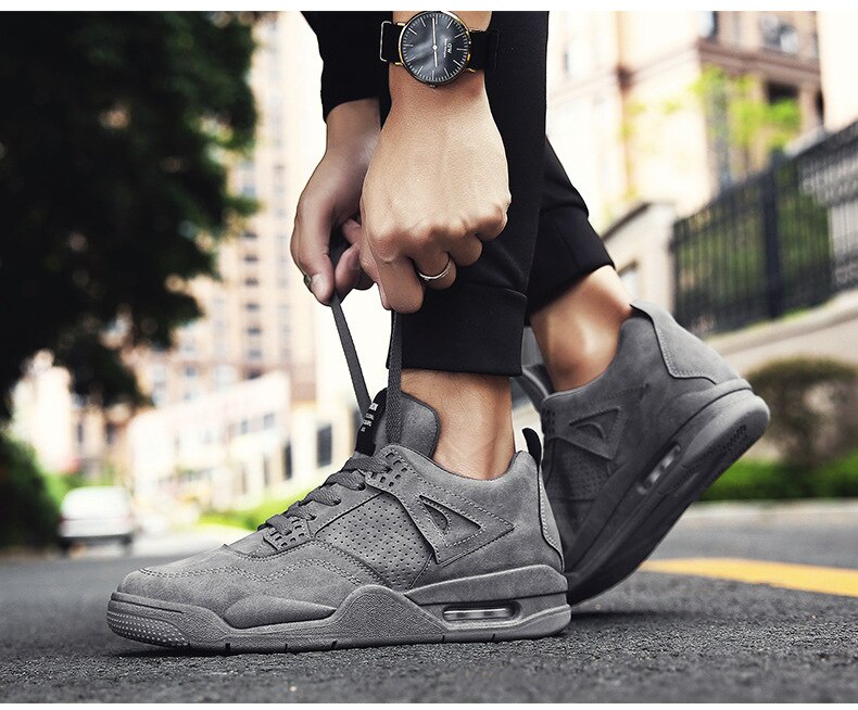 Men Casual Shoes Men Sneakers Lace-Up Sports Shoes