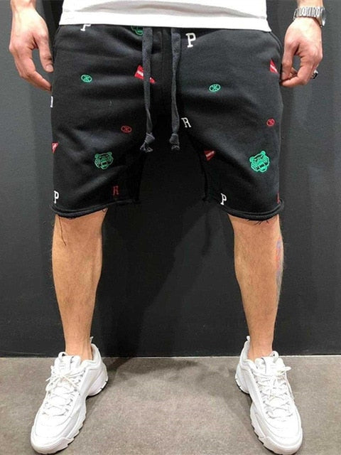 Fashion Embroidered Short Pants
