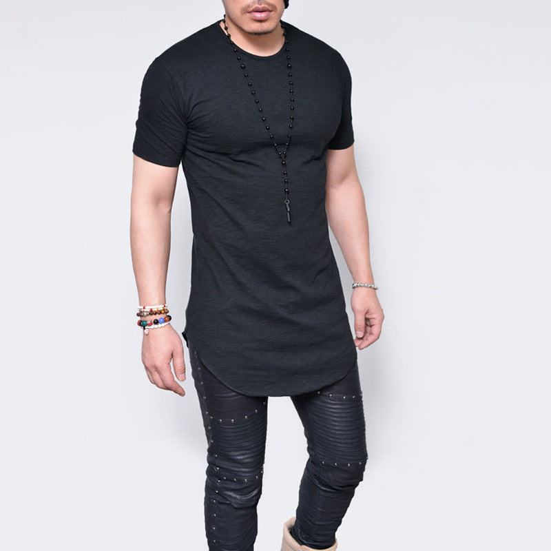 Men's Swag Round Neck Long T-shirt