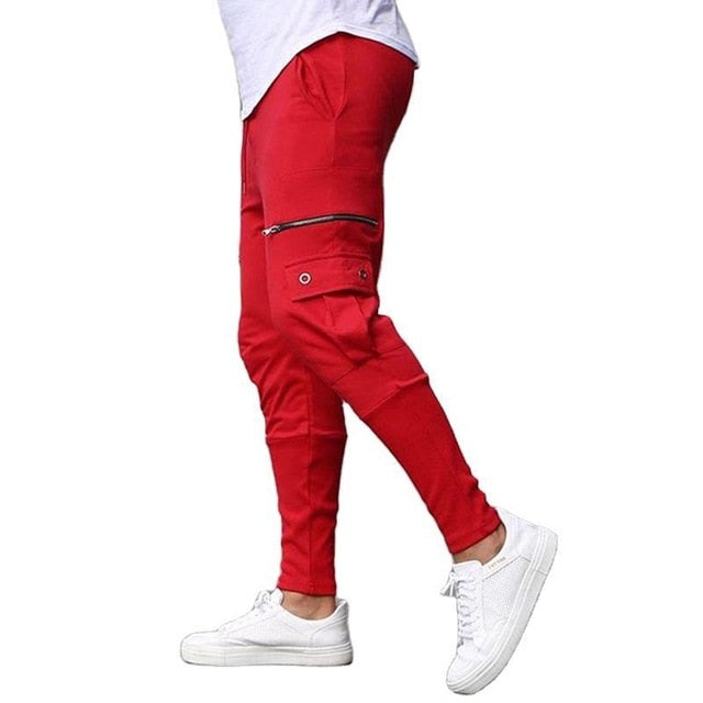Men Joggers pants Fashionable Casual Pockets Pants