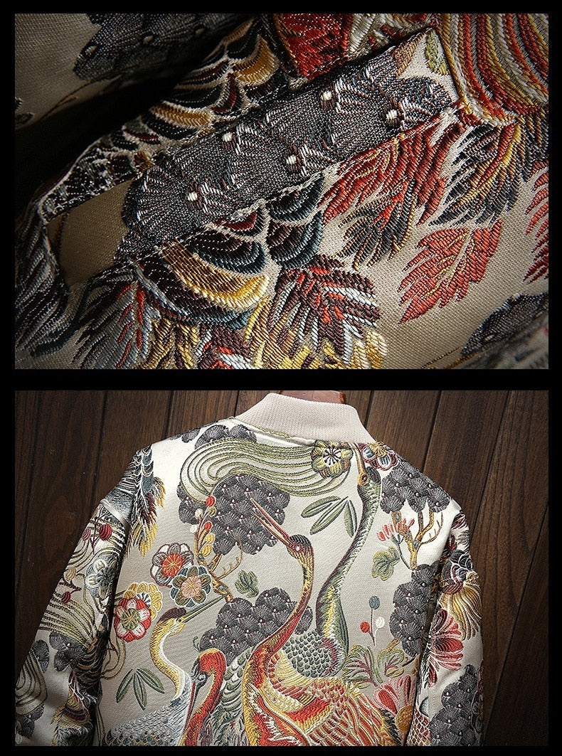 Embroidery Men Jacket | Autumn Winter Men Jacket | TOXYNO
