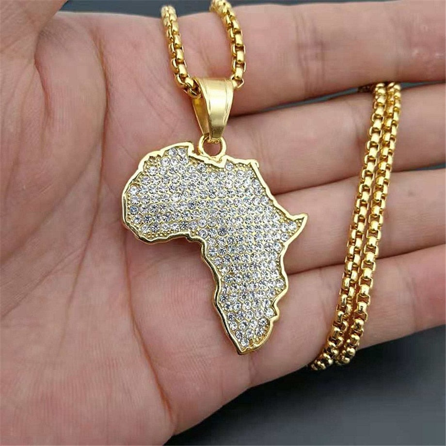 African Map Necklaces | African Map Pendant | TOXYNO