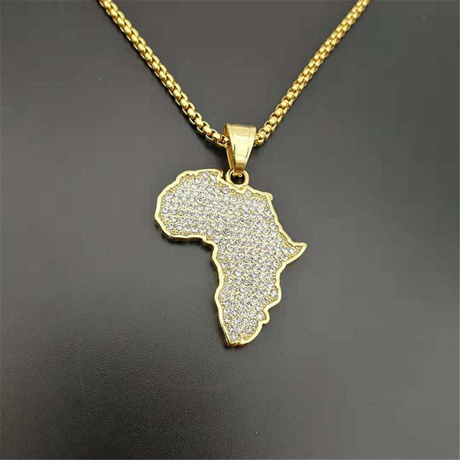 African Map Necklaces | African Map Pendant | TOXYNO