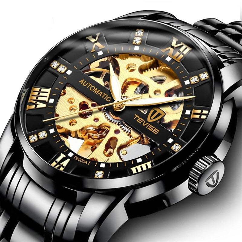 Fashion Men's Business Waterproof  Mechanical Watch