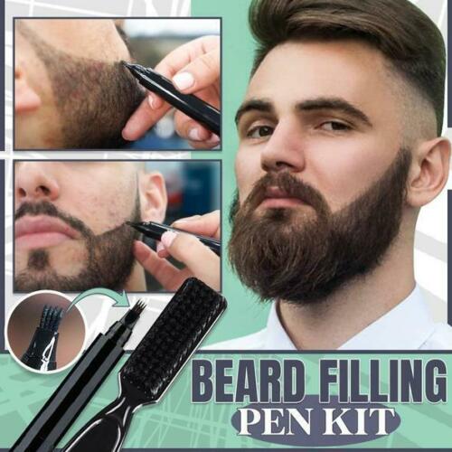 Beard Filling Pen Kit | Barber Pencil With Brush Kit | TOXYNO