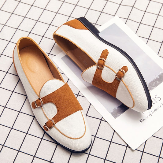 Casual Handmade Loafers Men Slip On Dress Shoes