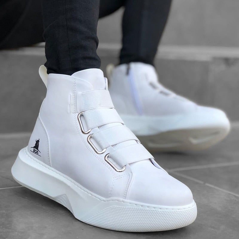 High Design Lace Up Sneakers