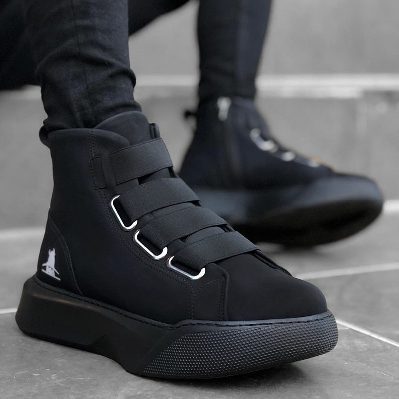 High Design Lace Up Sneakers