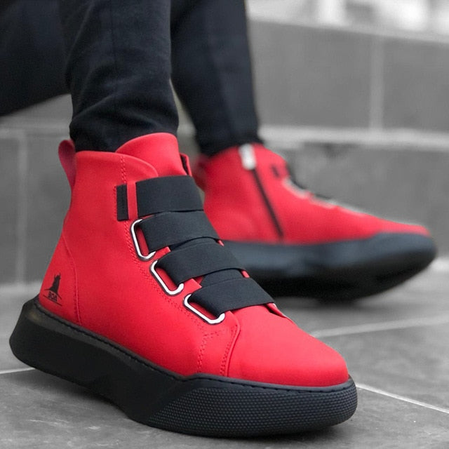 High Design Lace Up Sneakers