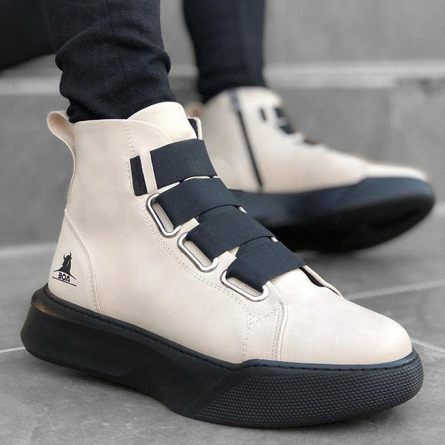 High Design Lace Up Sneakers