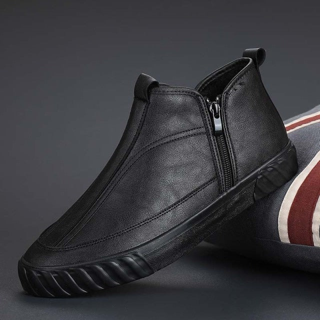 Men's Leather Fashion Sneakers