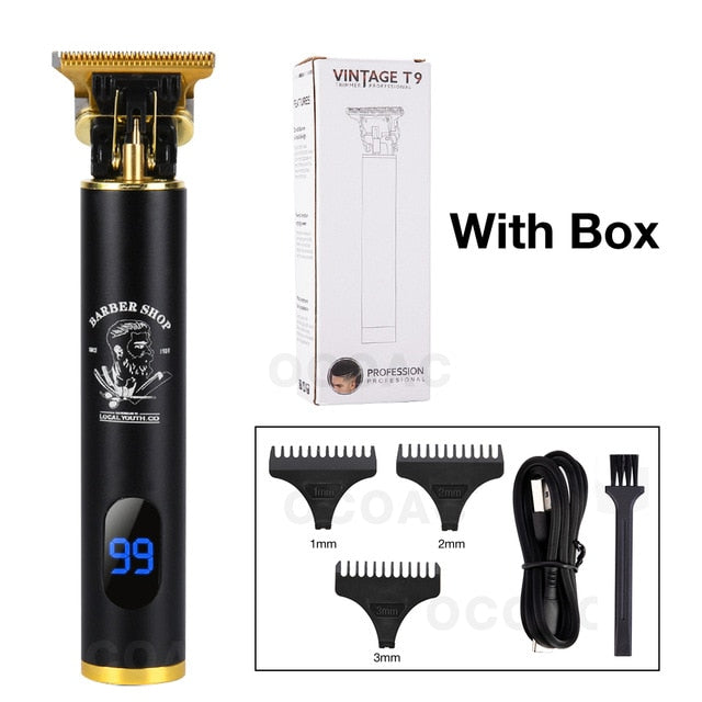 Portable Pro Barber Rechargeable Hair Trimmer