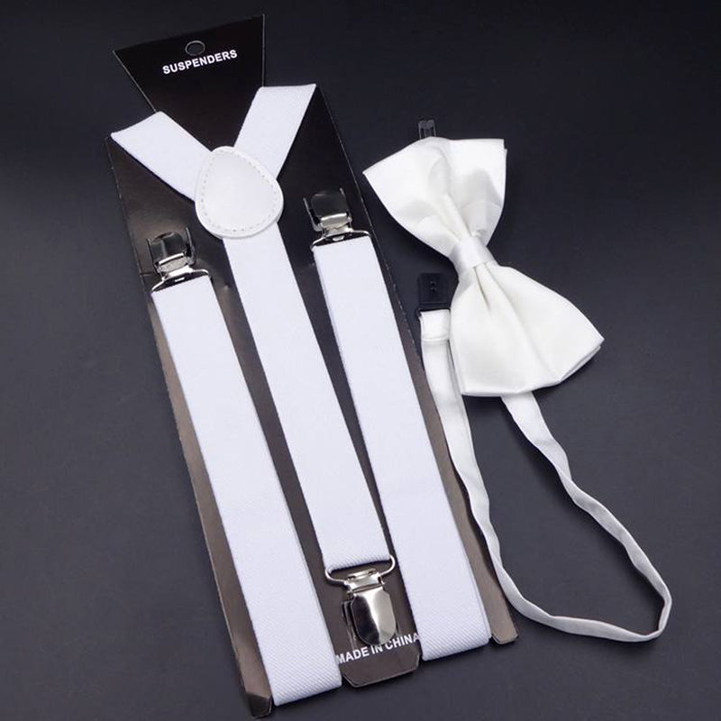 Suspenders with Bowtie Set