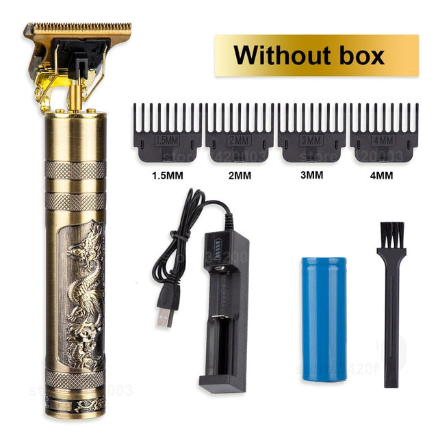 Portable Pro Barber Rechargeable Hair Trimmer