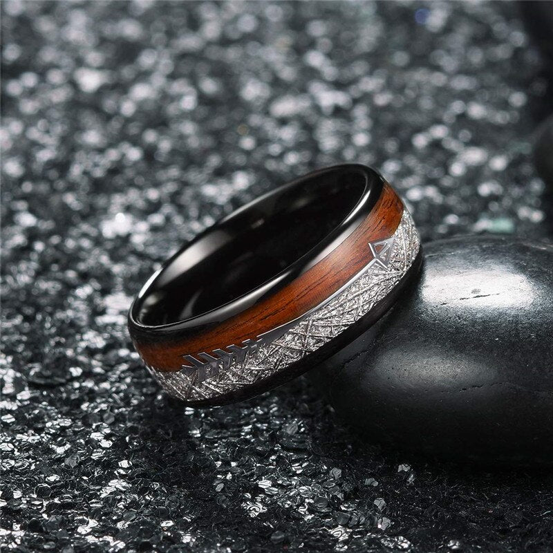 Inlay Hawaiian Men's Ring