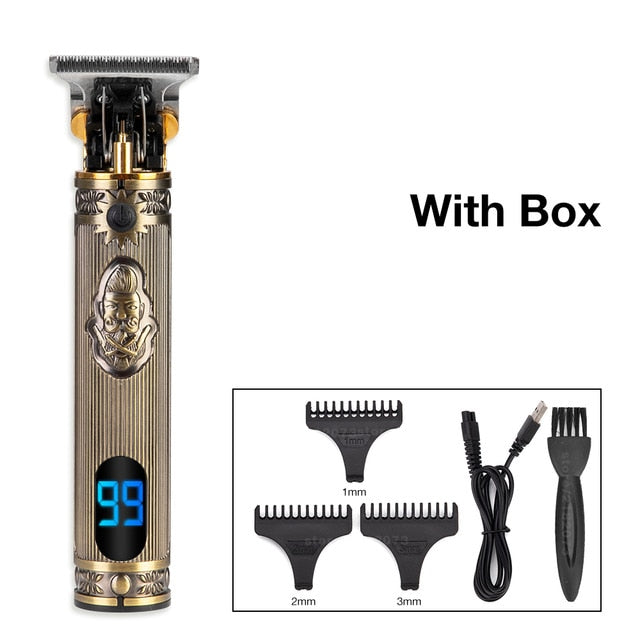 Portable Pro Barber Rechargeable Hair Trimmer