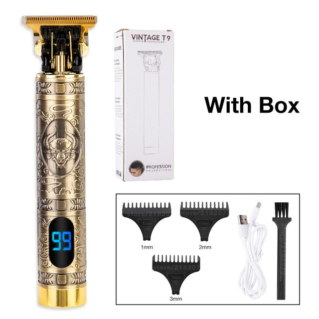 Portable Pro Barber Rechargeable Hair Trimmer