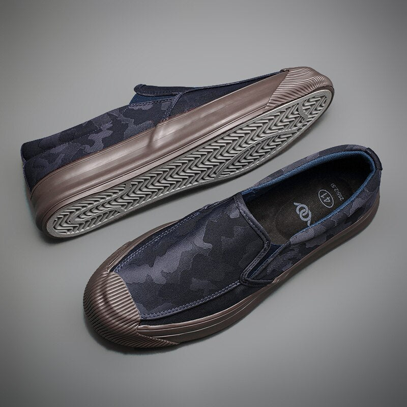 Fashion Camouflage Breathable Loafers Shoe