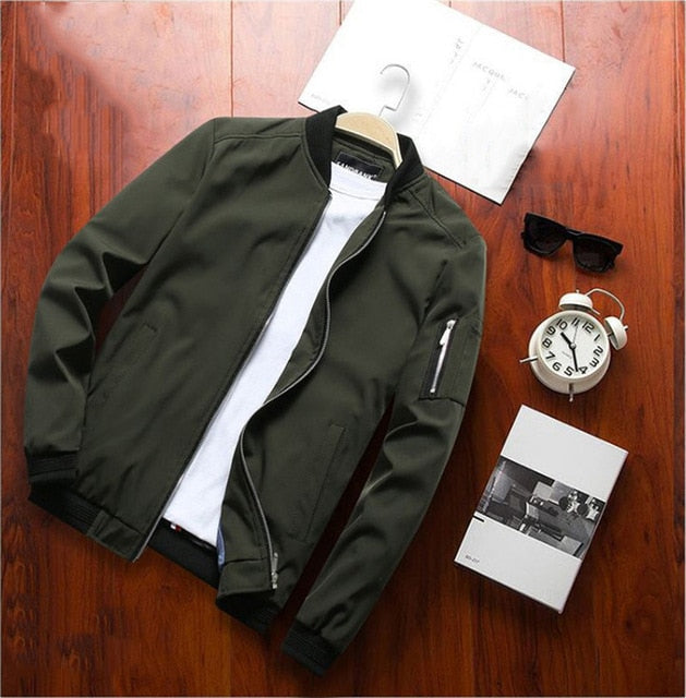 Casual Slim Bomber Jacket