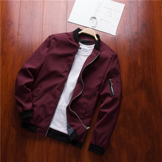 Casual Slim Bomber Jacket