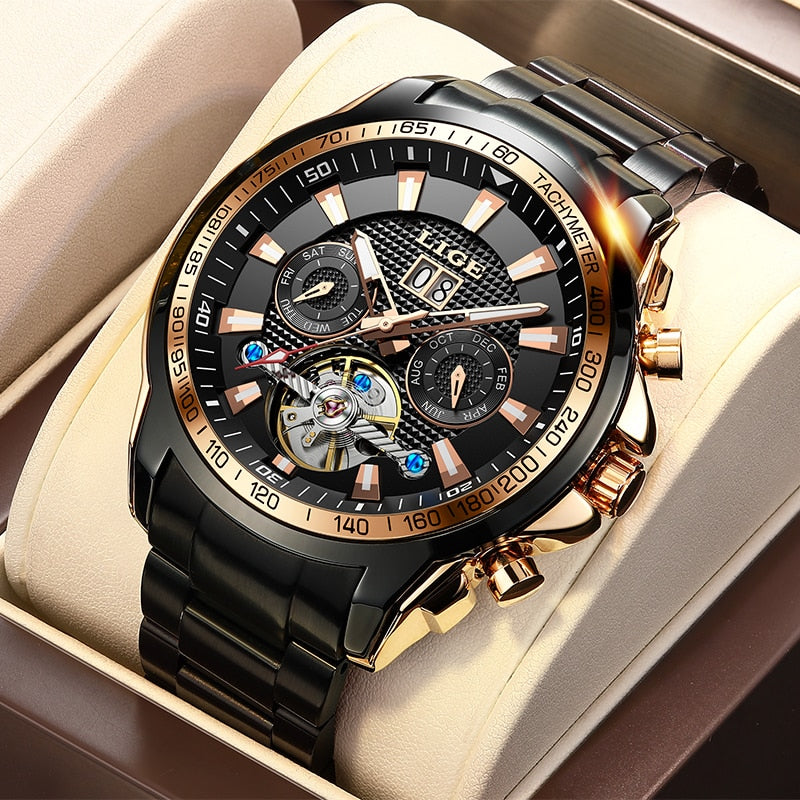 Sapphire Glass Automatic Mechanical Fashion Men Watch