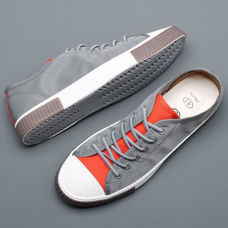 Vulcanized Fashion Breathable Sewing Shoe