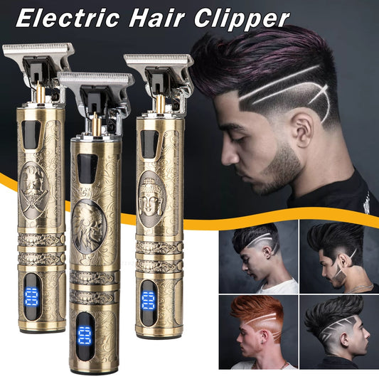 Portable Pro Barber Rechargeable Hair Trimmer