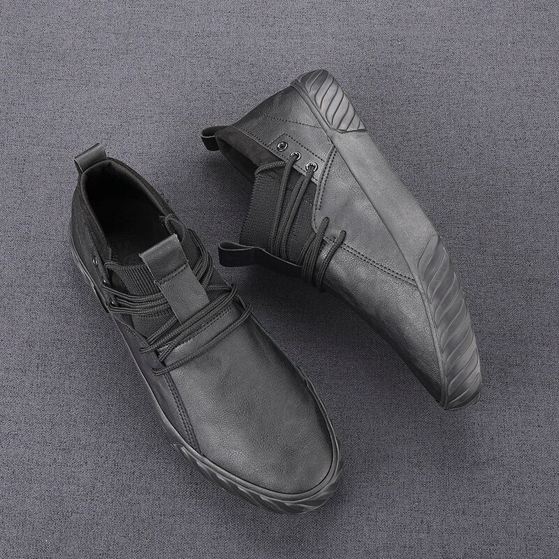 Fashion British High Top Loafers Designer Sneakers