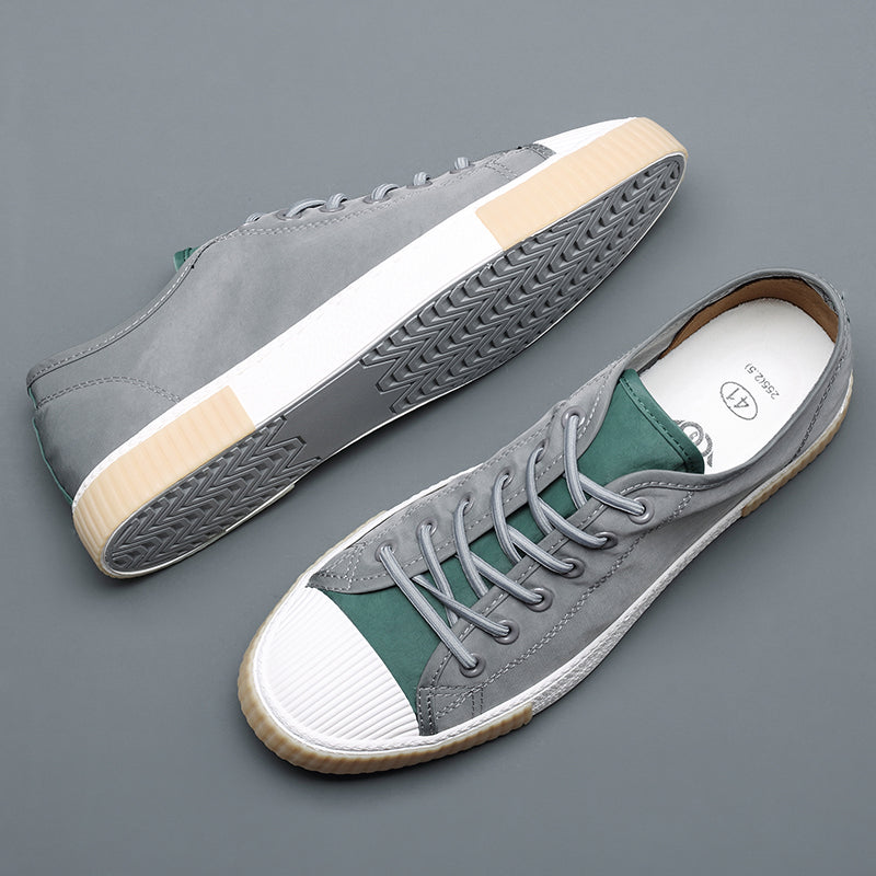 Vulcanized Fashion Breathable Sewing Shoe