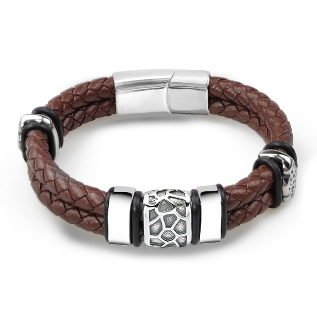 Braided Leather Bracelets | TOXYNO
