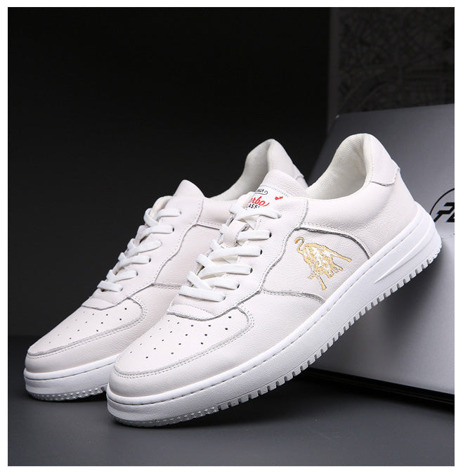 Men Casual Embroider Leisure Comfortable Flat Sneakers