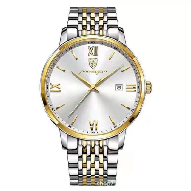 Men`s Luminous Waterproof Watch Quartz Business Wristwatch