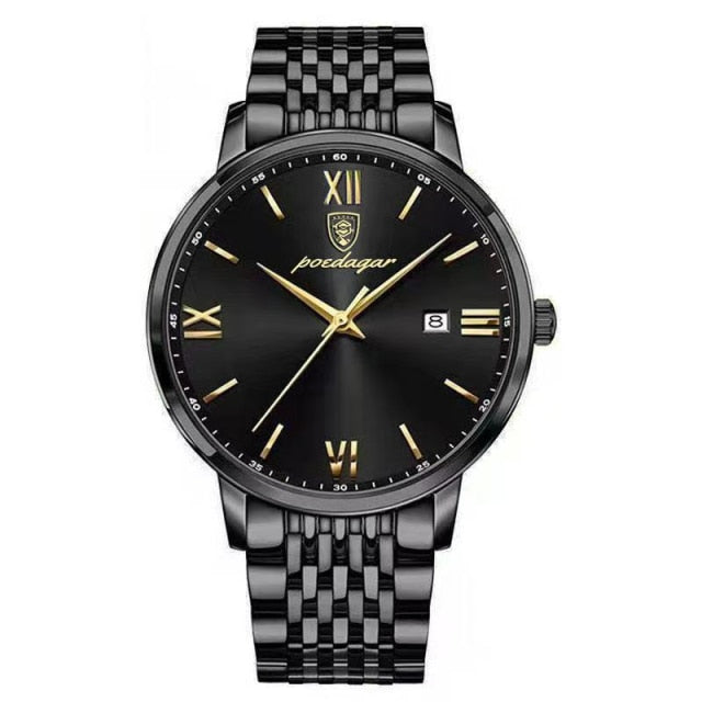 Men`s Luminous Waterproof Watch Quartz Business Wristwatch