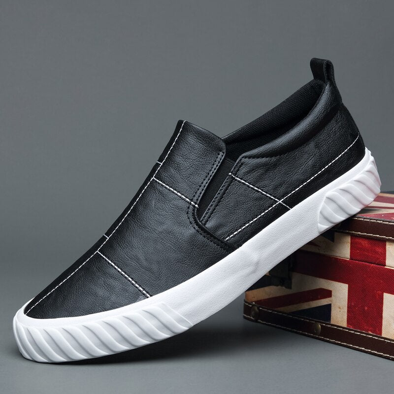 Fashion Casual Breathable Slip on Vulcanized flats Shoes