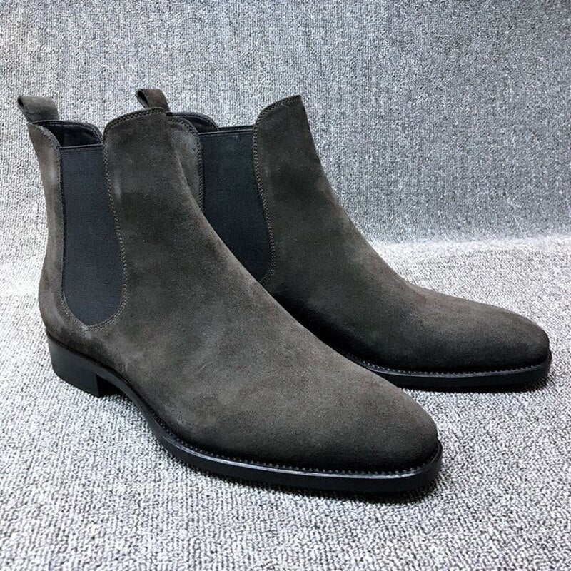 Casual Men's Suede High-top Ankle Boots