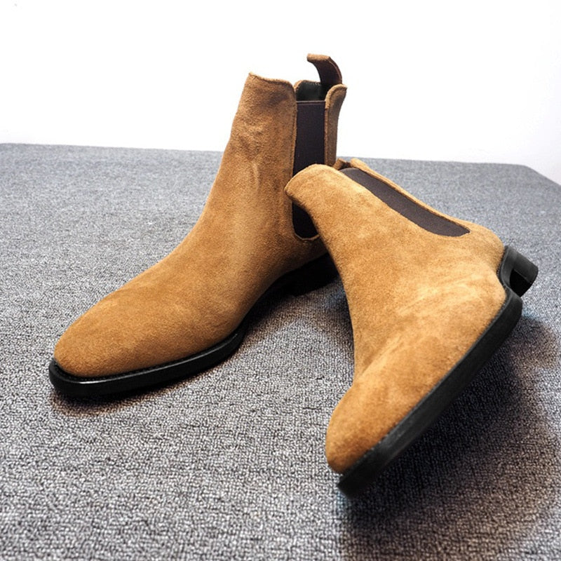 Casual Men's Suede High-top Ankle Boots