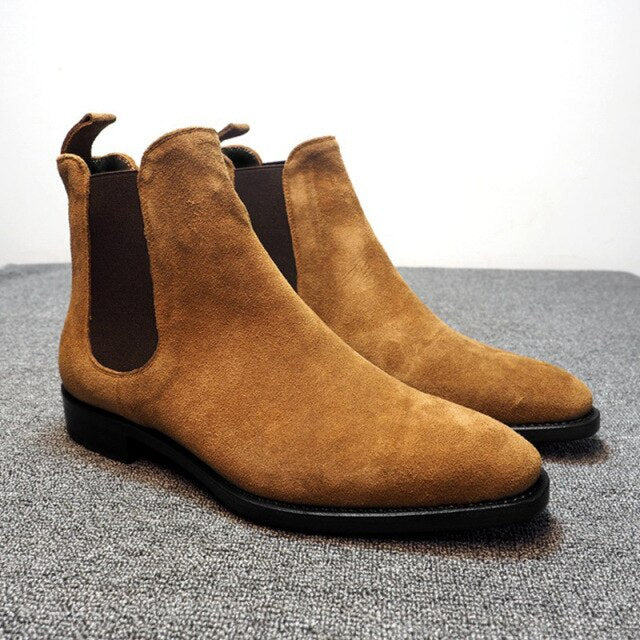 Casual Men's Suede High-top Ankle Boots