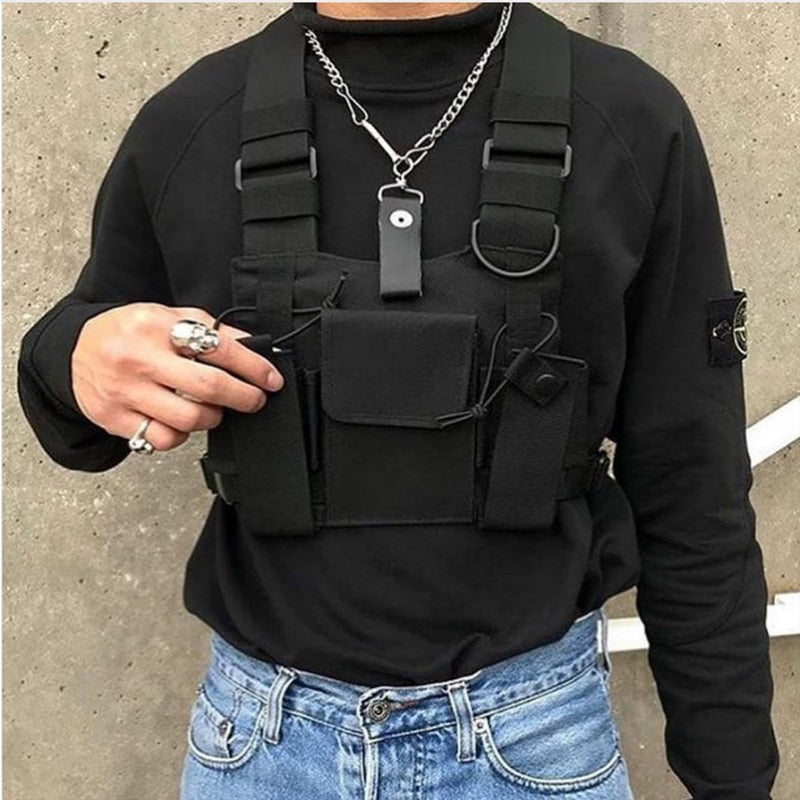 Functional Tactical Streetwear Chest Bag
