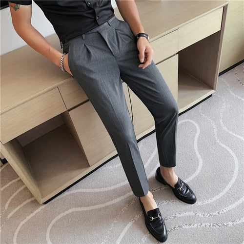 British High Classic Fashion Dress Pants