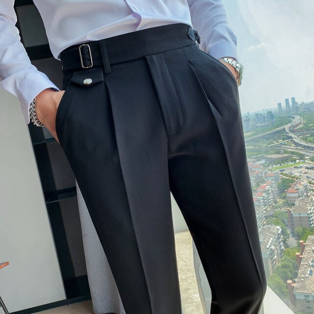 British Style Slim Fit Suit Pant
