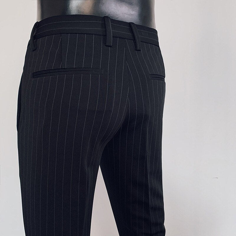 Men's Fashion Striped Formal Pants
