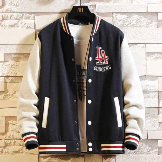 Thick Embroidery Baseball Jacket