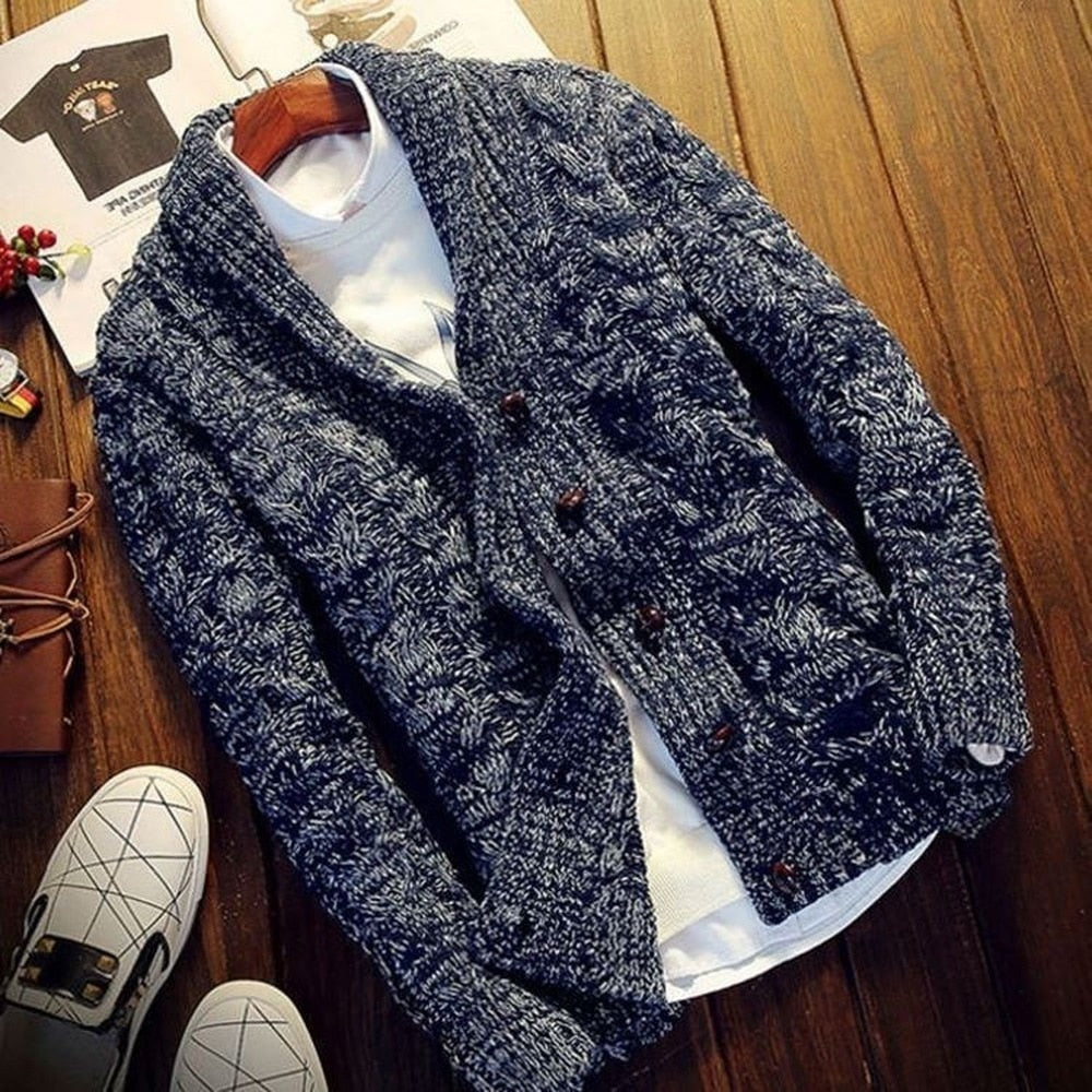Casual Thicken Chunky Knit Cardigan