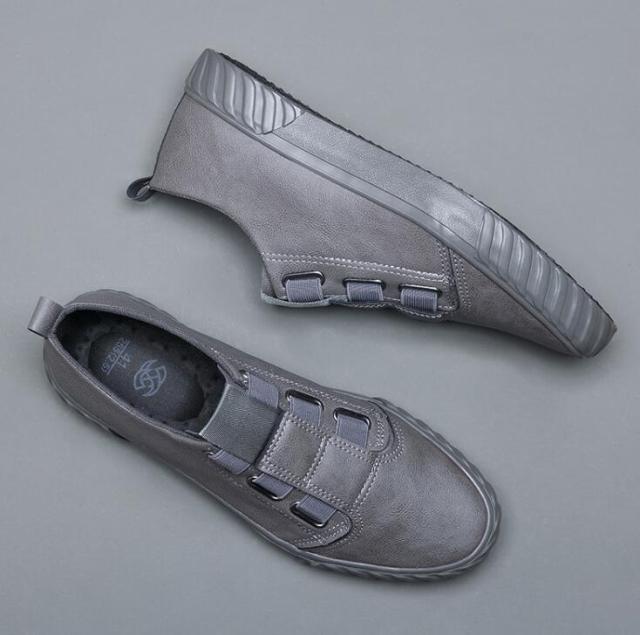 Leather Casual Fashion Slip-on Sneakers