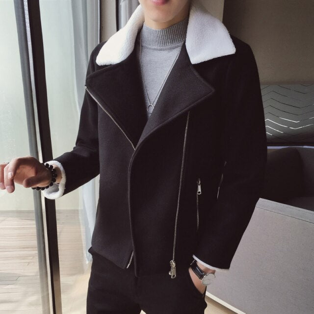 Lamb Fashion Wool Jacket