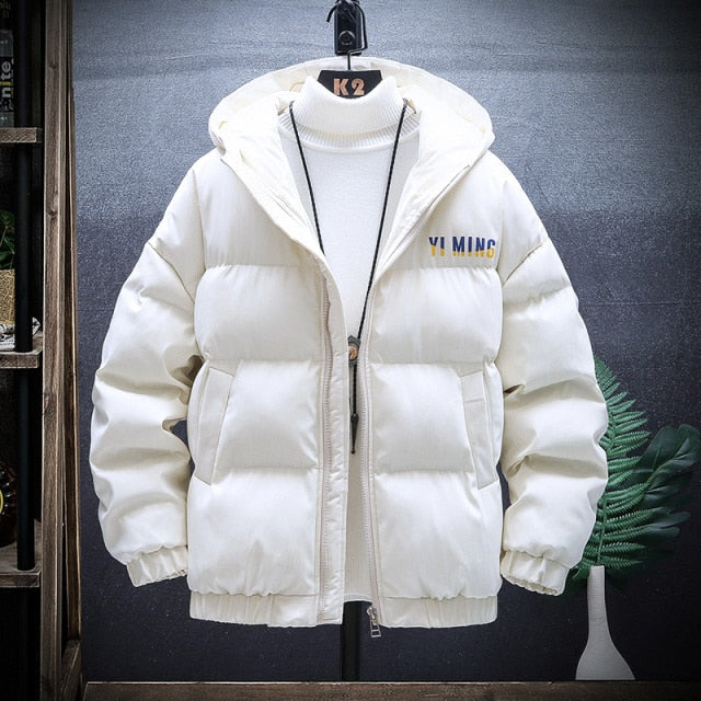 New Down Cotton-Padded Hooded Warm Jacket
