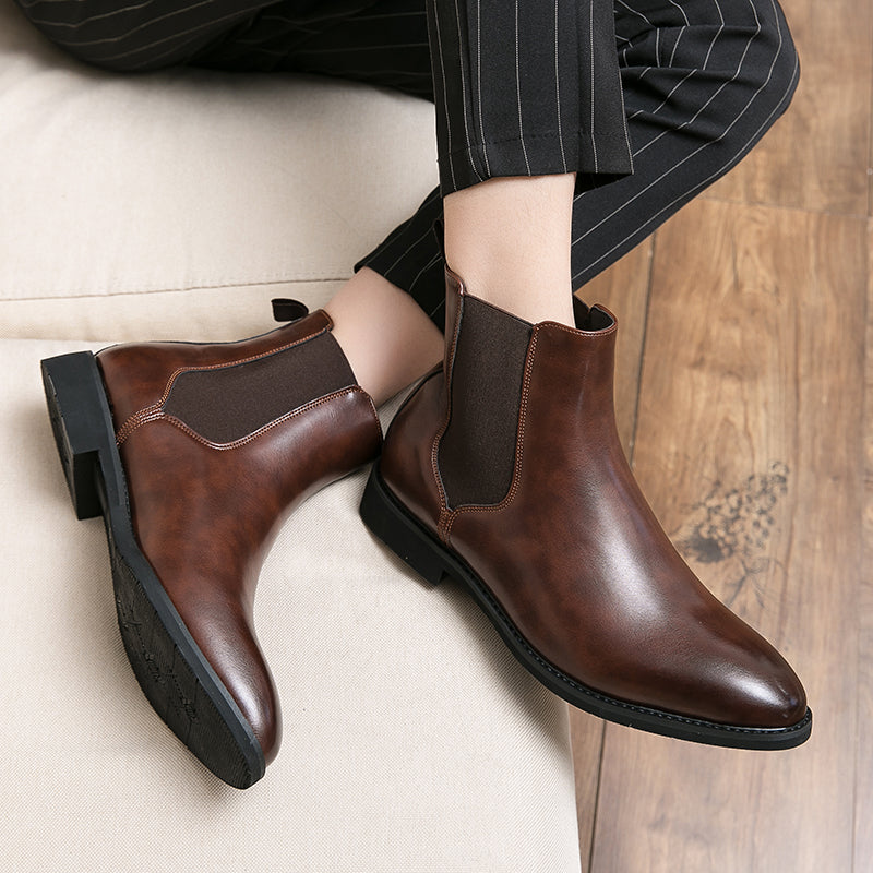Classic Leather Chelsea Boots